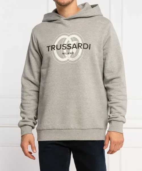 Szara melanżowa bluza logowana (XL)