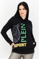 Czarna cienka logowana bluza (M)