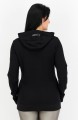 Czarna cienka logowana bluza (M)
