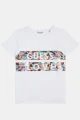 Biały t-shirt cekiny (14L)