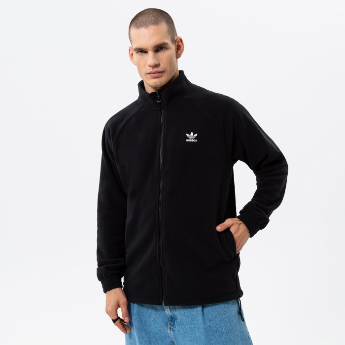 Czarna polarowa bluza logo HK7295 (XS)