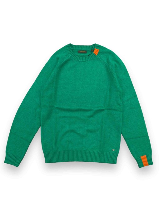 Zielony sweter długie rękawy (XL)