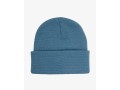 Niebieska czapka beanie naszywka