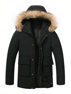 Czarna kurtka kieszenie (2XL)