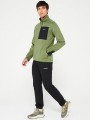Zielona bluza zamek logo (S)