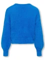 Niebieski sweter długi rękaw (7-8L)