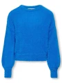 Niebieski sweter długi rękaw (7-8L)