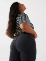 Grafitowe jeansy bootcut (48)