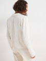 Ecru bluzka paski (2XL)