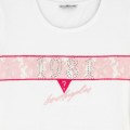 Biała sukienka t-shirtowa (14L)