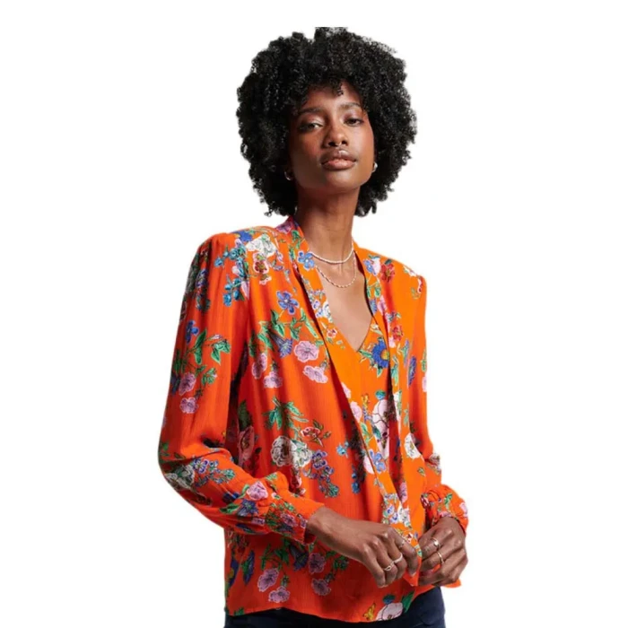 Luźna bluzka kwiaty (40)