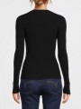 Czarny dopasowany sweter (XL)