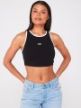 Czarny logowany top (XL)