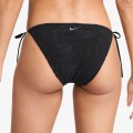 Czarne wiązane figi bikini (2XL)
