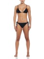 Czarne wiązane figi bikini (2XL)