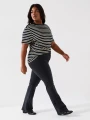 Grafitowe jeansy bootcut (46)
