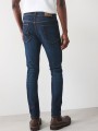 Granatowe jeansy rurki (30/32)