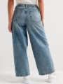 Niebieskie proste jeansy 7/8 (27/32)