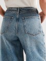 Niebieskie proste jeansy 7/8 (27/32)