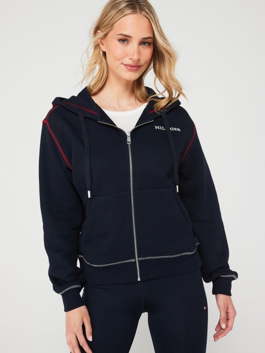 Granatowa bluza kaptur (XS)