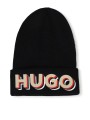 Czarna czapka beanie logo (8-12L)