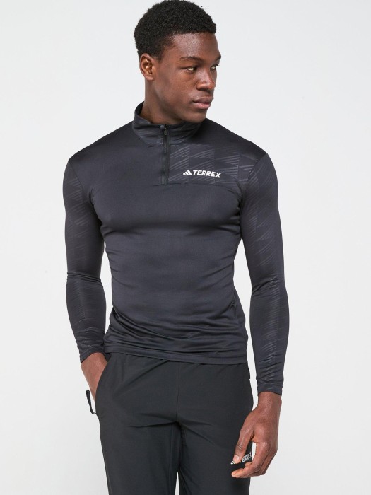 Czarna koszulka zamek (S)