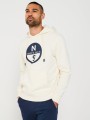 Śmietankowa logowana bluza logo (XL)