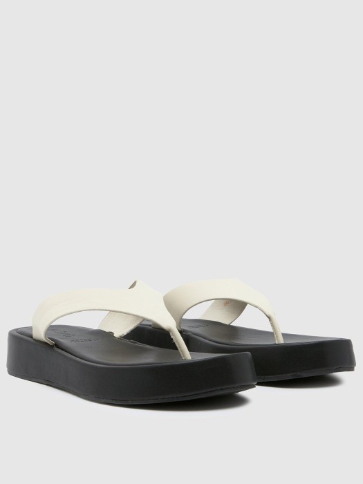 Dwukolorowe klapki japonki (39)