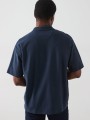 Granatowa koszulka polo krótki rękaw (XL)
