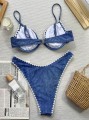 Niebieskie bikini kąpielowe (L)