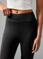 Czarne legginsy dzwony (S)