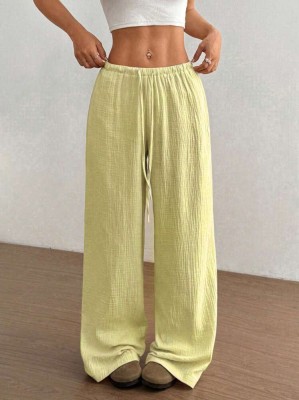 Żółte proste spodnie (XL)