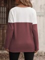 Dwukolorowa bluzka guziki (1XL)