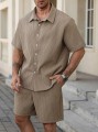 Beżowy casualowy komplet (3XL)