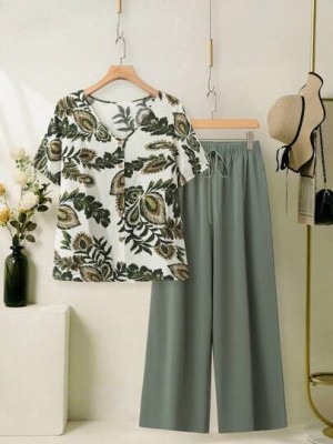 Zestaw bluzka spodnie (2XL)