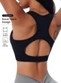 Czarny top cut out (L)