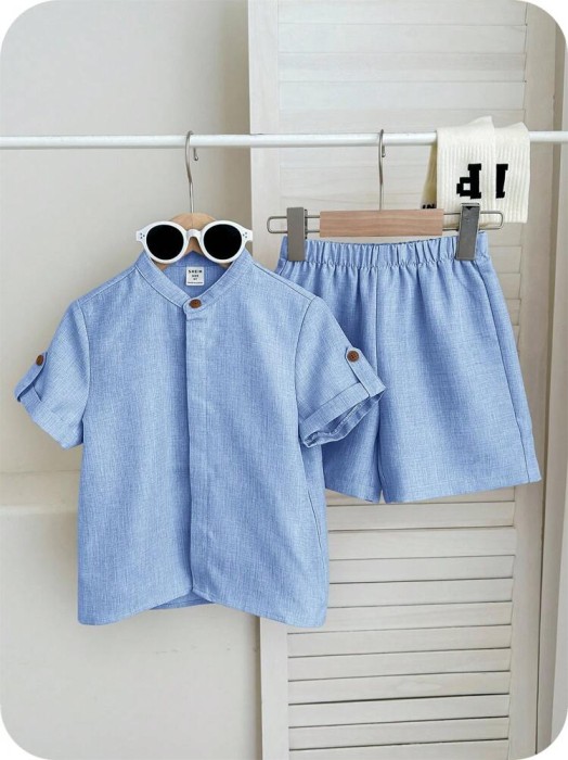 Niebieski dwuczęściowy komplet (6L)