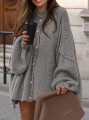 Szary kardigan oversize (XS)