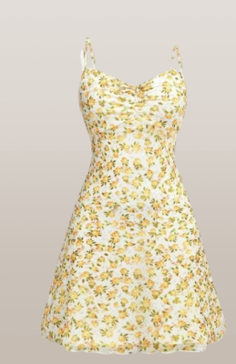 Siateczkowa sukienka wzór ramiączka (16L)