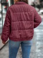 Bordowa kurtka kieszenie (1XL)