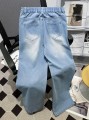 Jasnoniebieskie jeansy dziury (14L)