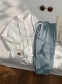 Elegancki komplet spodnie koszula (18-24M)