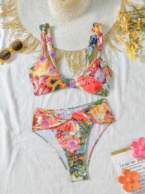 Wzorzyste bikini kąpielowe (L)