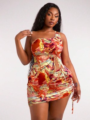 Wielokolorowy komplet wzór (3XL)