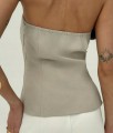 Bezowy top odkryte ramiona (2XL)