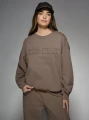 Brązowa luźna bluza (XL)
