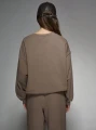 Brązowa luźna bluza (XL)