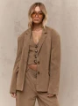 Brązowa marynarka oversize (XL)