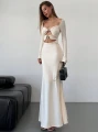 Maxi sukienka cut out (L)