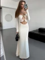 Maxi sukienka cut out (L)
